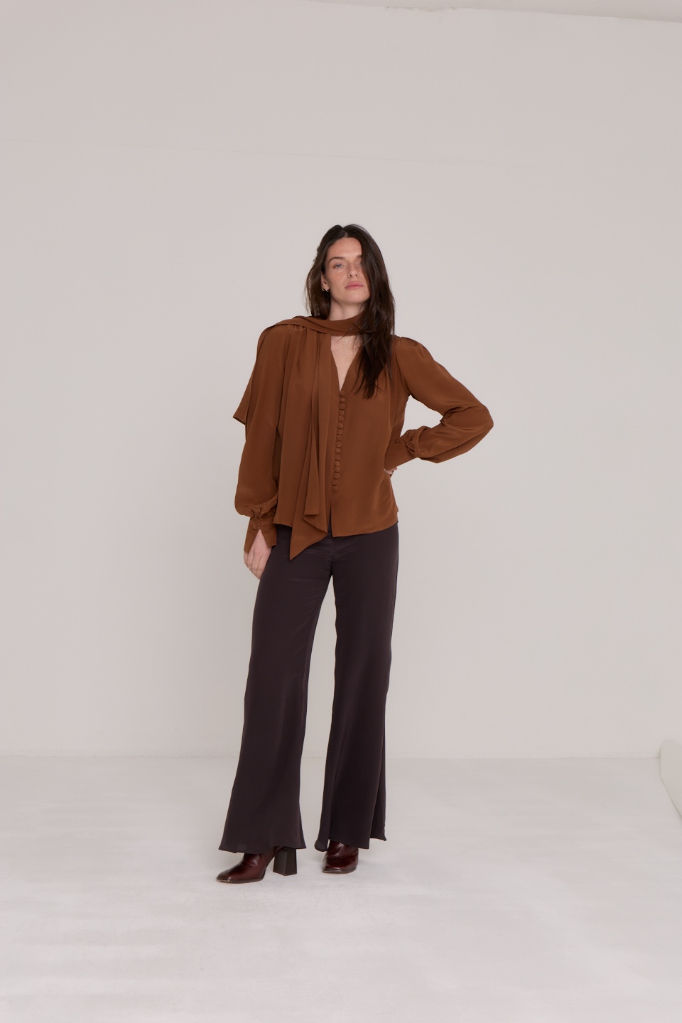 blouse soie ginger