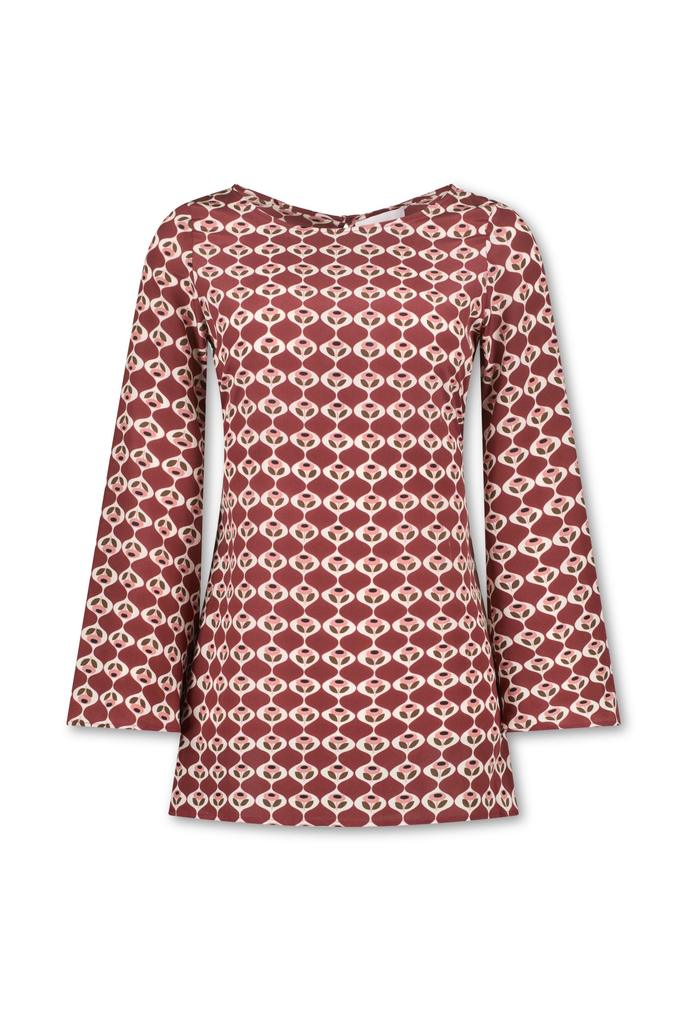 Liv robe en soie imprimée